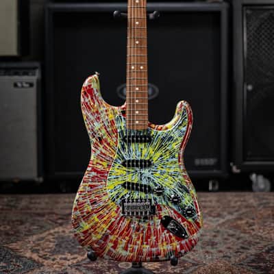 2003 Fender Special Edition Splatter Stratocaster Electric Guitar - Dakota Red with Gig Bag - Used image 3