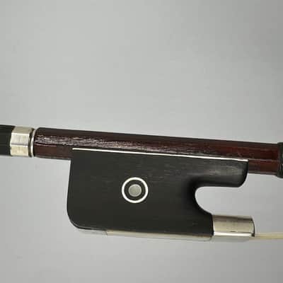 An Old Full Size Antique Silver Mounted Cello Bow image 5