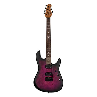 Sterling by Music Man Richardson Cutlass 6 - Cosmic Purple Burst Satin - B Stock image 3