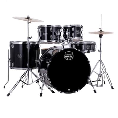 Mapex Comet 5pc Drum Kit with Cymbals - 22" Bass Drum-Indigo Blue image 5