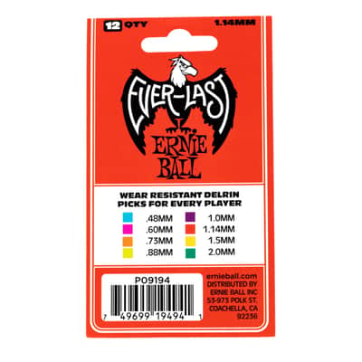 Ernie Ball EB 9194 Everlast Picks 1,14mm image 3