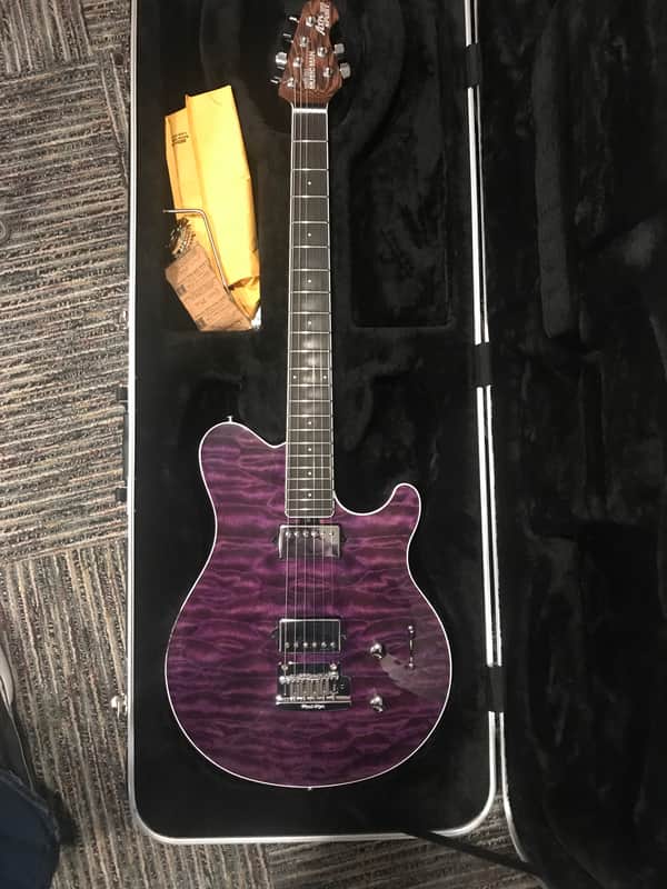 Music Man BFR Axis 2018 Purple Flame image 1