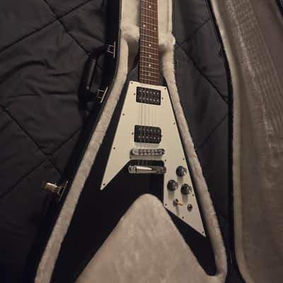 Free Shipping! Gibson Flying V 2012 Ebony With Hardshell Case image 1