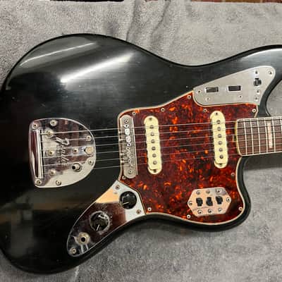 Vintage 1966 Fender Jaguar in Black original finish, listing updated 2/14/24 image 2
