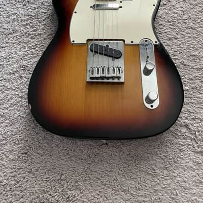 Fender Standard Telecaster 2012 Sunburst MIM Maple Fretboard Guitar + Gig Bag image 2