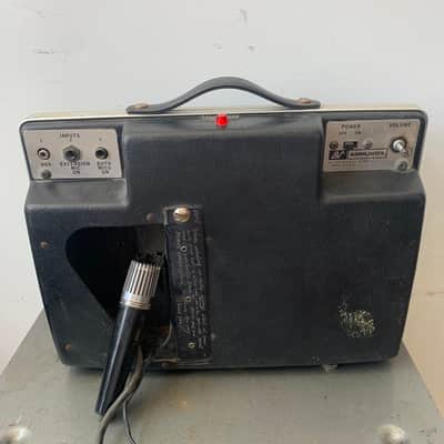 Ampli-Vox by Perma-Power S-220 Portable Announcer PA System 1970's-1980's Lo Fi Circuit Bent Mic image 10