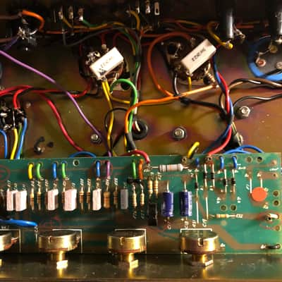 Marshall JCM 800 Hopkins Modded High Gain "Lilith" 1987 Black/Gold image 8
