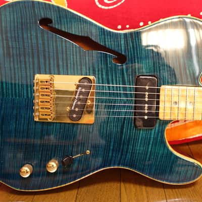 Schecter Thinline Flame Maple Top Semi Hollow Electric Guitar image 4