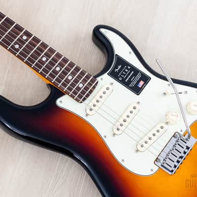 2024 Fender American Ultra Stratocaster Ultraburst, Near-Mint w/ Case, Hangtags image 7