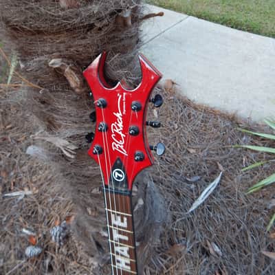 B.C. Rich Warlock Hate 7 Blood Red Mick Thomson Slipknot image 8