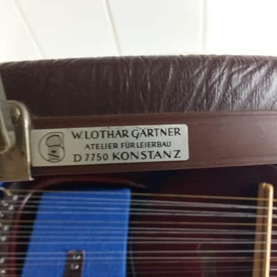 Small Soprano Lyre W. Lothar Gärtner 1978 Dark Brown / Reddish Brown image 3