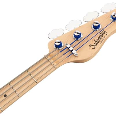 Sadowsky MetroLine 21-Fret Vintage J/J Bass-Swamp Ash Body-4 String-Solid Sage Green Metallic Satin image 9