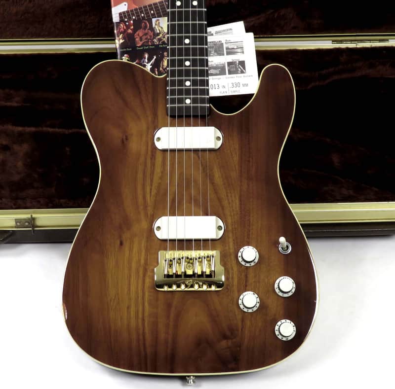 1983 Fender Telecaster Walnut Elite - Rare Model with Beautiful Wood Grain - Original Case and Fender Price List image 1