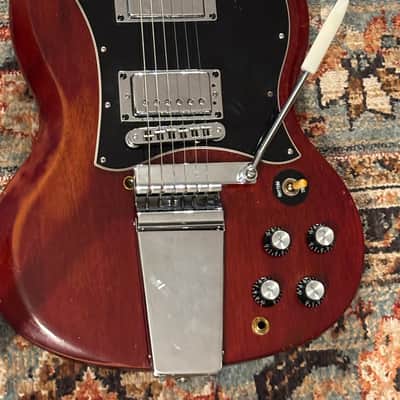 Upgraded, Modified & Distressed Gibson SG Special Faded with Rosewood Fretboard, Faded Worn Cherry w/HSC image 5