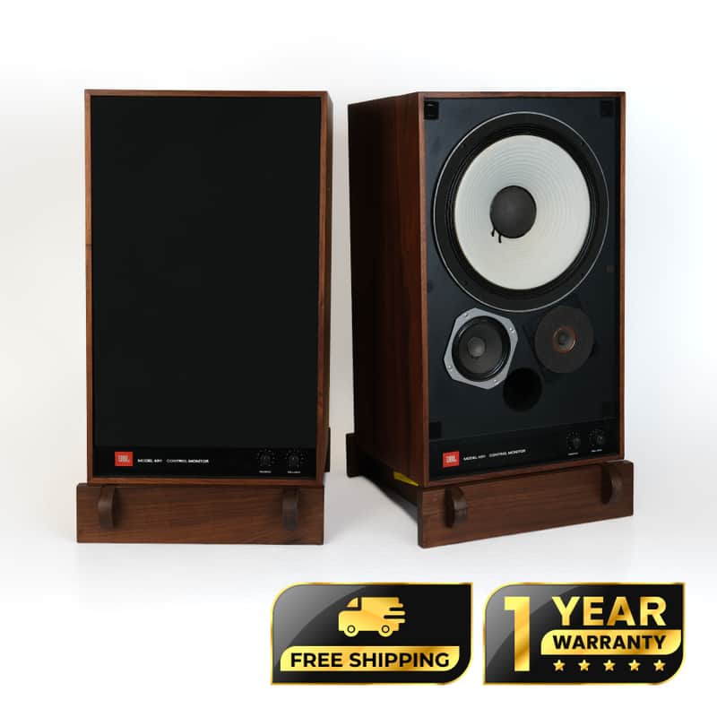 JBL 4311 Speakers (Pair) – Vintage Control Monitor – Professionally Restored – Fully Tested – 1-Year Warranty image 1