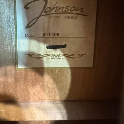 Johnson JG-100-B Acoustic Guitar image 3