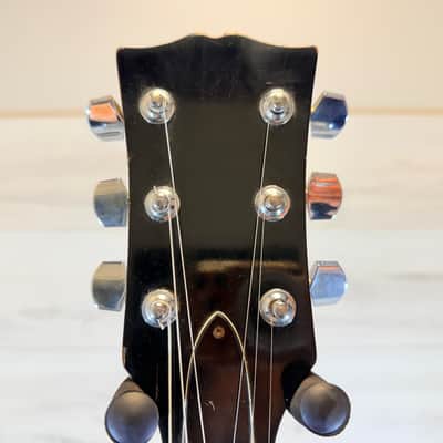 Global Single Cut Electric Guitar Black MIJ Lawsuit Era Style 1970's image 5
