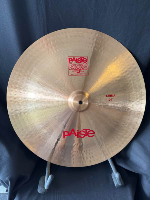 Paiste 24" 2002 China Cymbal 2012-3184g-Serial #12020628 image 1