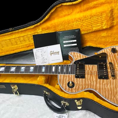 NEW! Gibson Dealer Select Custom Shop Les Paul Custom AAAAAAA Quilt - 7AQ! - Natural - SO MUCH DEPTH and MOVEMENT! - 9.7 lbs - Authorized Dealer - G07564 image 18