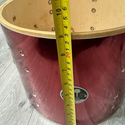 SONOR Force 1007 Tom Drum Shell 12”x9” Bare Wood Project #VC26 image 5