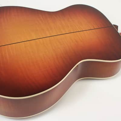Jewitt Acoustic Guitars OM-MPL/SB New Sunburst Engelmann Top Maple Back/Sides image 6