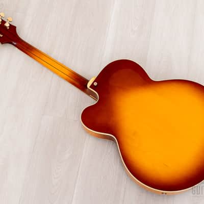1993 Epiphone Emperor J Sunburst Archtop Electric Guitar Near-Mint w/ Case, Gibson & Duncan Humbuckers, Japan Terada image 14