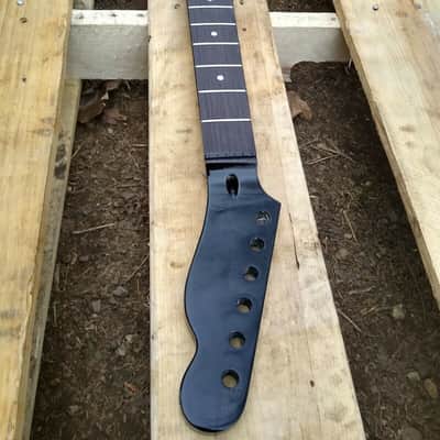 MODERN BLACK T GUITAR NECK REPLACEMENT DIY FITS OEM image 11