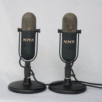 Aiwa RV-1A NHK Ribbon Mics Pair Aiwa RV-1A 1950's~1960's image 2