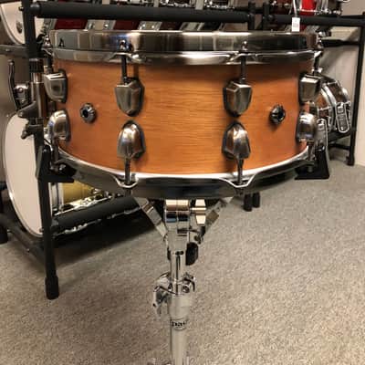 Mapex Design Lab Heartbreaker Snare Drum Mahogany Natural Satin 14" x 6" image 4
