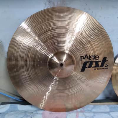 Paiste PST5 14" hi-hats & 20" Ride Cymbal image 2