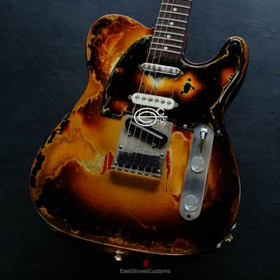Fender Telecaster Nashville Deluxe Series Copper Gold with Gold Leaf ONE-OF-A-KIND Heavy Aged Relic image 4