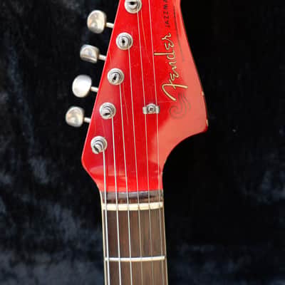 1965 Fender Jazzmaster Candy Apple Red with Matching Headstock image 7