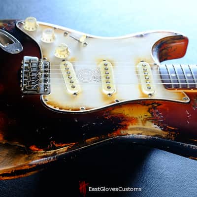 Fender Stratocaster 60th Anniversary Orange Heavy Aged Relic image 6