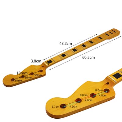 Canada Maple 4 Strings Bass Neck,20-Fret for JB image 2