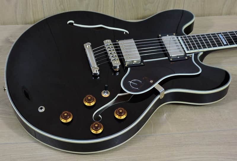 Epiphone  Sheraton 1997 Black. Made in Korea Bild 1
