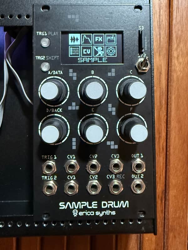 Erica Synths Sample Drum 2014 - Present - Black