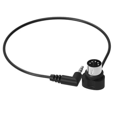 TRS 3.5mm MIDI Cable 2-Pack 2-FT / 60CM Type-A TRS 3.5mm to MIDI 5 Pin Din Cable with Ultra-Small Plugs for Tight Space 2-Pack 2-FT / 60CM image 2