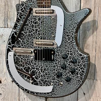 New 2025 Danelectro Sitar Black Crackle, Awesome Sound, In Stock and Ships Fast Includes Pro Setup ! image 4