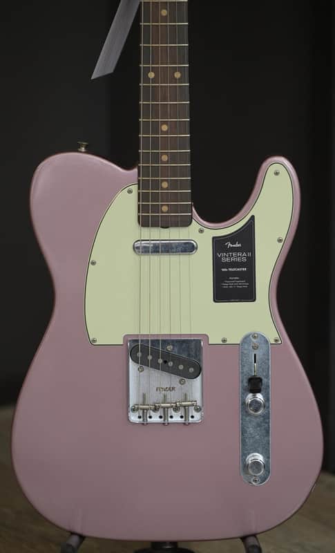 Fender Limited Edition Vintera II Road Worn '60s Telecaster - Burgundy Mist Metallic image 1