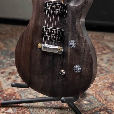 PRS SE CE 24 Standard Stoptail Satin Electric Guitar - Charcoal with Gig Bag image 5