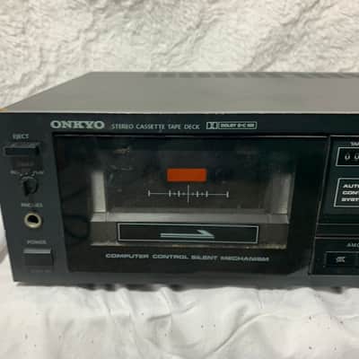Onkyo TA-2026 Vintage Stereo Cassette Tape Deck Black Dolby B/C *NEEDS REPAIR* image 3