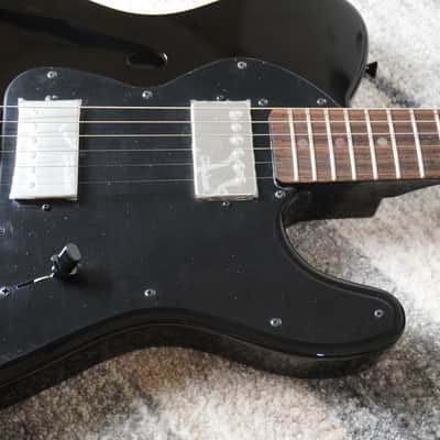 2018 Fender MIJ Telecaster Thinline “BiSH” Limited Edition Black Japan Excellent Condition w/ BiSH Pick Set image 8