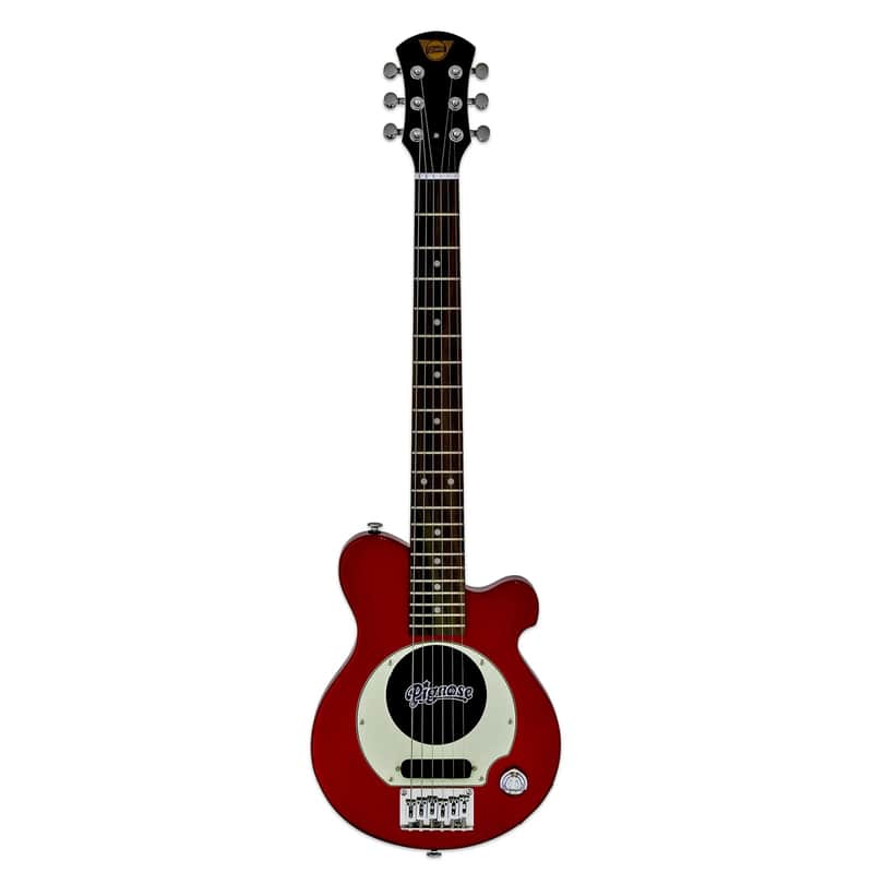 Pignose PGG-200-CA Basswood Body Bolt-On Maple Neck Mini/Travel Built-In Amp 6-String Electric Guitar w/Gig Bag image 1