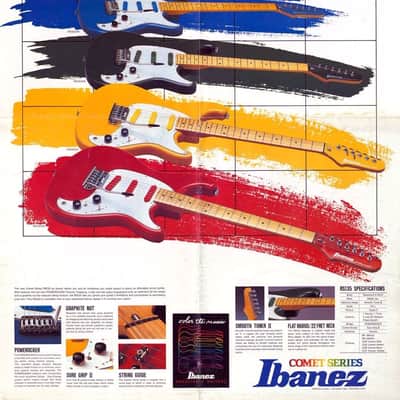 Ibanez Roadstar II Comet Series RS135 1984 Yellow image 15