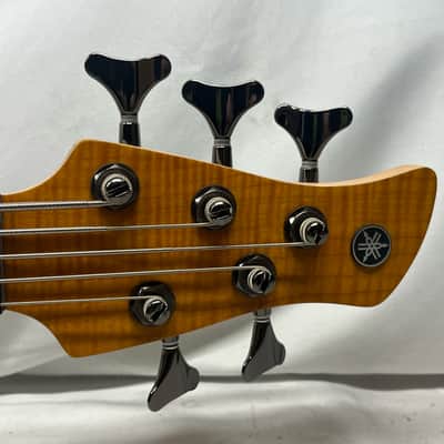 Yamaha TRBX605FM 5-String Electric Bass- Matte Amber image 7