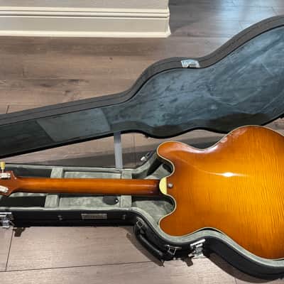 Eastman T486B Thinline Archtop with Bigsby - Goldburst image 3