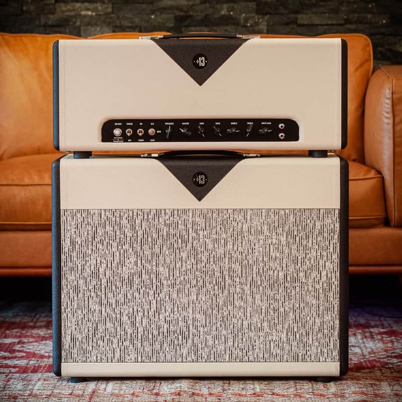 Divided by 13 BW 1969 Head w/ 2x12 Cabinet - Ivory & Black Bronco image 1