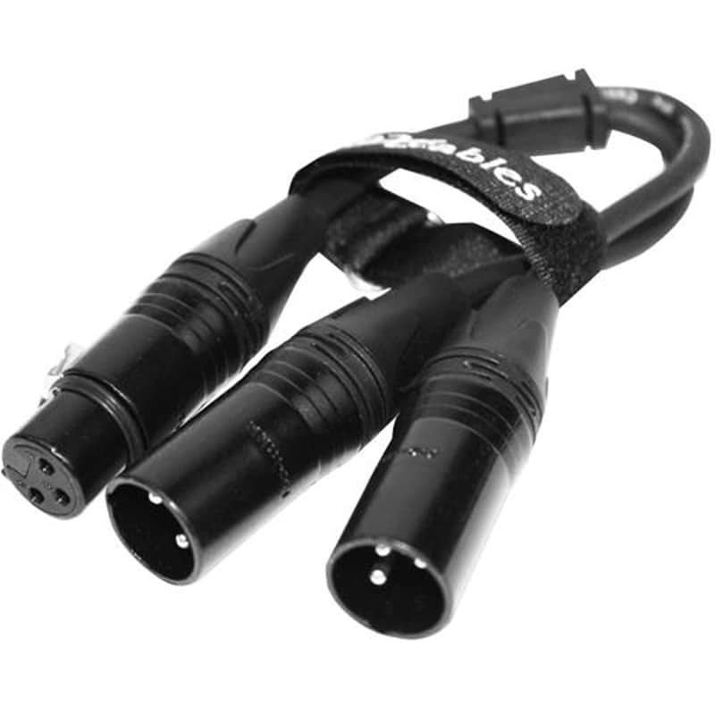 ProX XC-YXF 6  XLR-F to Dual XLR-M Balanced High Performance Audio Y Cable image 1