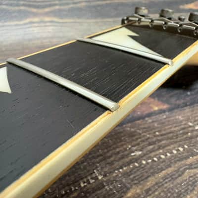 2011 Ibanez RG350EXZ Wizard III Neck Sharktooth Inlays Black imagen 5