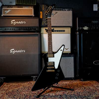 Epiphone Explorer 2007 Ebony Black 100% Original VG Condition image 2